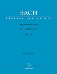 Saint John Passion Orchestra Scores/Parts sheet music cover